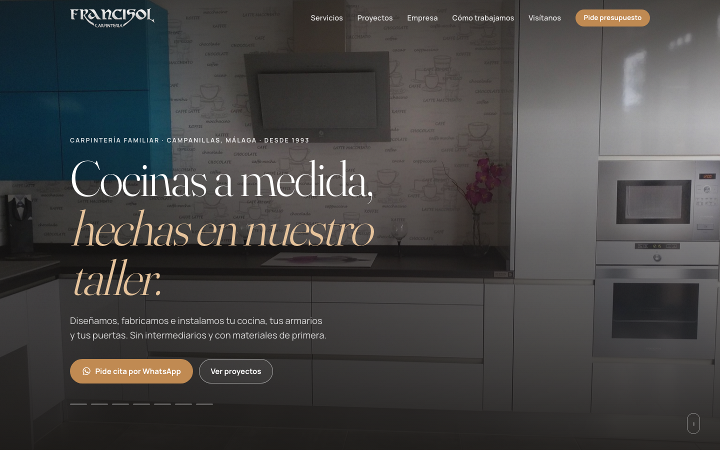 Captura de francisol.com